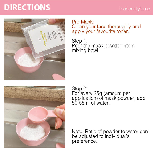 Chamomile Modeling Rubber Mask (1kg Salon Pack)