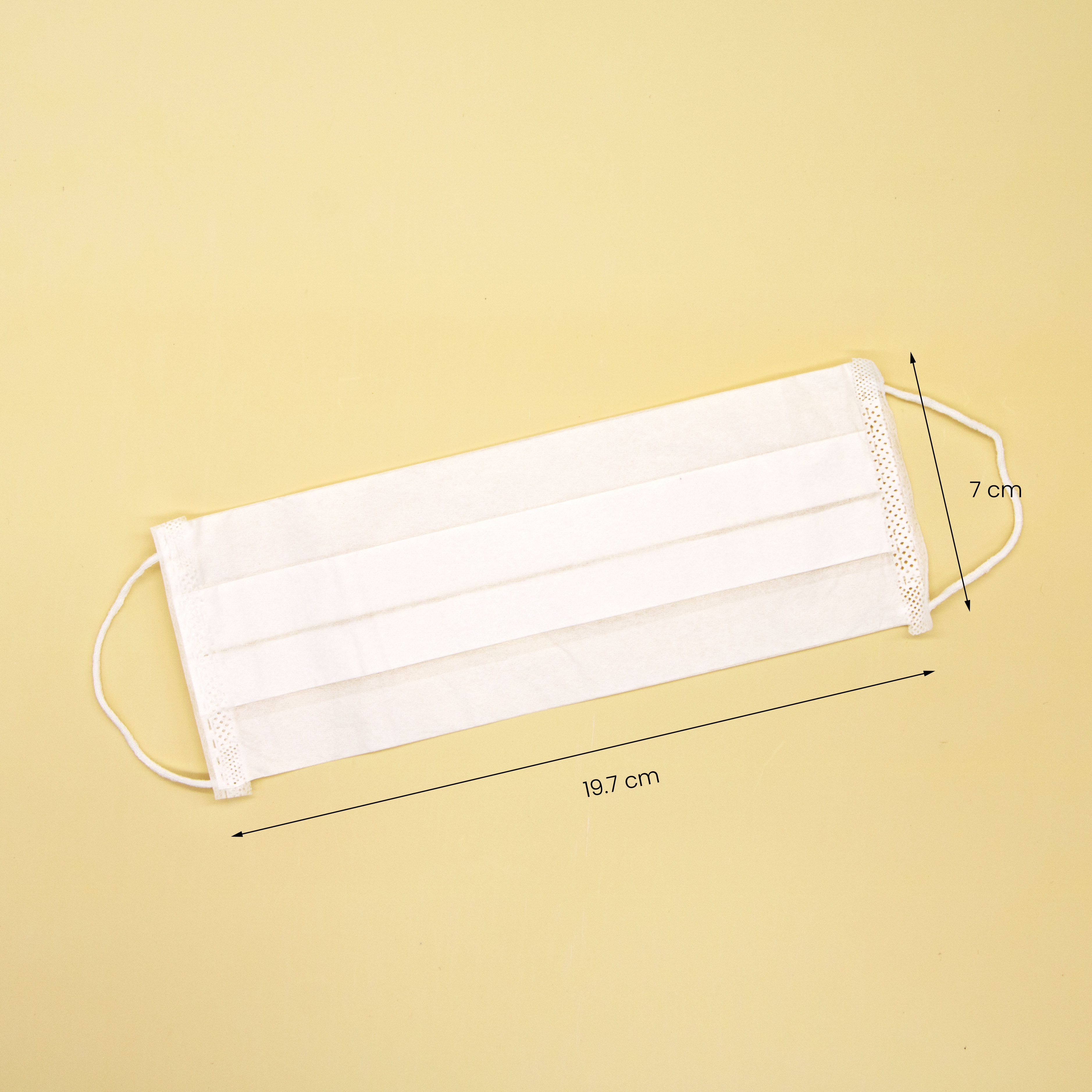 Single Ply Surgical Disposable Paper Face Mask (100 count/box)